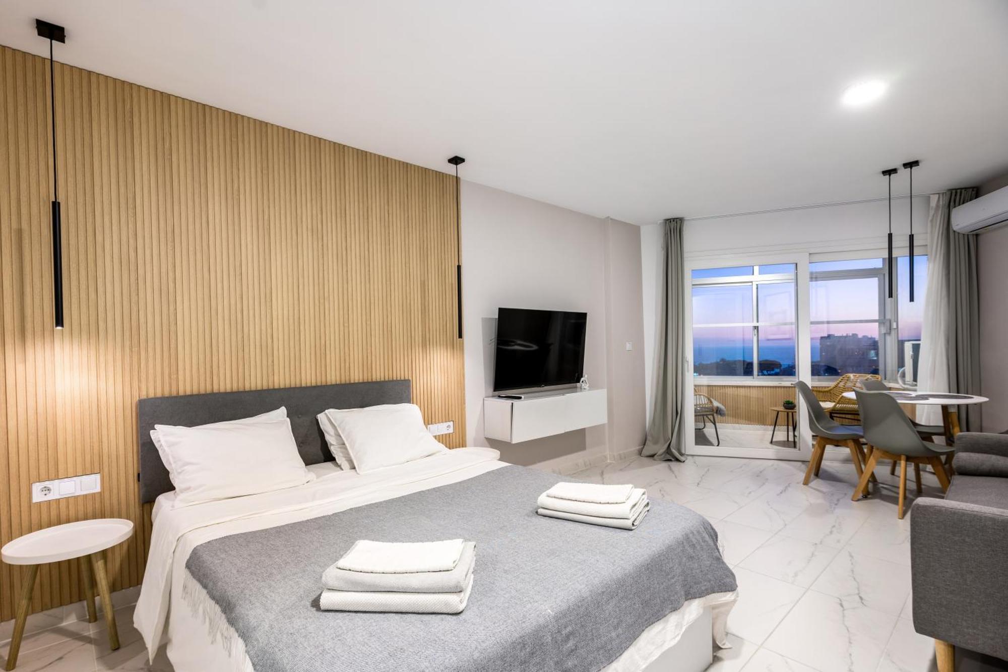 Modern Studio Apartment With Sea Views 5 Min From The Beach Sitio de Calahonda Eksteriør bilde